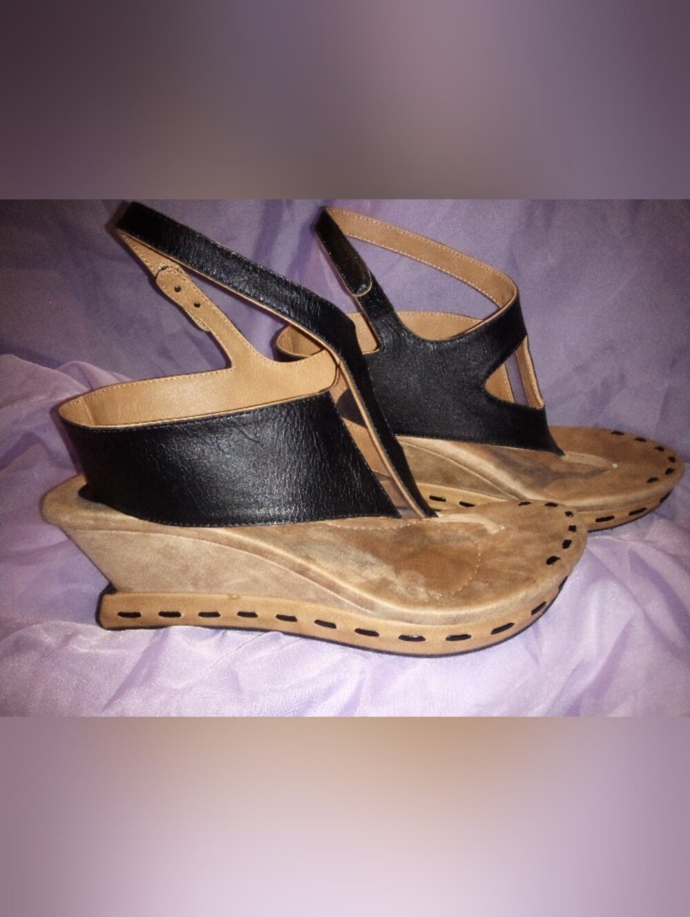 Modzori Ladies Reversible Heeled Sandals Size 9